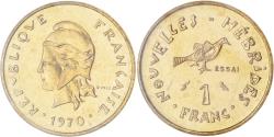 World Coins - Coin, New Hebrides, 1 Franc, 1970, Paris, , Bronze-Aluminium-Nickel