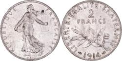 World Coins - Coin, France, Semeuse, 2 Francs, 1914, Paris, , Silver, KM:845.1