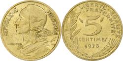 World Coins - France, 5 Centimes, Marianne, 1978, Pessac, Aluminum-Bronze,