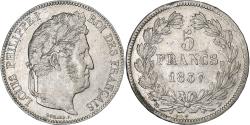 World Coins - France, 5 Francs, Louis-Philippe, 1837, Lyon, Silver, , KM:749.4