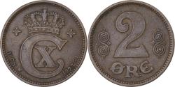 World Coins - Denmark, Christian X, 2 Öre, 1923, Copenhagen, Bronze, , KM:813.2