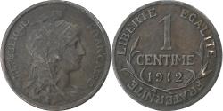 World Coins - France, Centime, Dupuis, 1912, Paris, Bronze, , Gadoury:90, KM:840