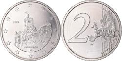 World Coins - Germany, 2 Euro, Thuringe, 2022, Munich, error monometallic,