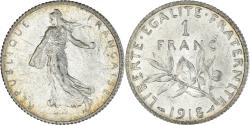 World Coins - Coin, France, Semeuse, Franc, 1918, Paris, , Silver, KM:844.1