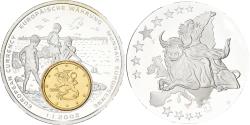 World Coins - Finland, Medal, Monnaies européennes, 2002, Copper Plated Silver,
