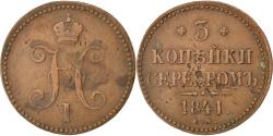 World Coins - Coin, Russia, Nicholas I, 3 Kopeks, 1841, Ekaterinbourg, , Copper