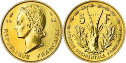 World Coins - Coin, French West Africa, 5 Francs, 1956, Paris, ESSAI,