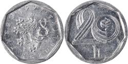 World Coins - Coin, Czech Republic, 20 Haleru, 1997