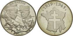 World Coins - France, Medal, Bataille de Bir Hakeim, Jimenez, , Cupro-nickel