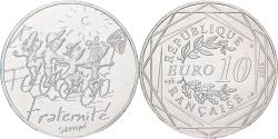 World Coins - France, 10 Euro, 2014, Monnaie de Paris, Sempé Fraternité Été,