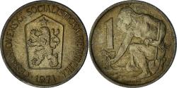 World Coins - Czechoslovakia, Koruna, 1971