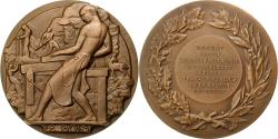 World Coins - France, Medal, Le Bois, Travaux Publics de Rouen, Bronze, Ridet,