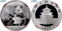 World Coins - China, 10 Yüan, Panda, Kung Fu Panda 3, 2017, Proof, Silver, NGC,