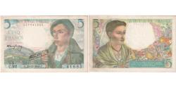 World Coins - France, 5 Francs, Berger, 1943-11-25, C.92, AU(50-53)
