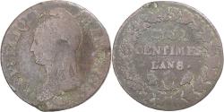 World Coins - Coin, France, Dupré, 5 Centimes, AN 8/5, Metz, , Copper, Gadoury:126a