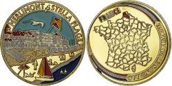 World Coins - France, Token, Merlimont Stella Plage, Copper-nickel Aluminium,