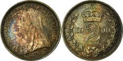 World Coins - Coin, Great Britain, Victoria, 2 Pence, 1900, , Silver, KM:776
