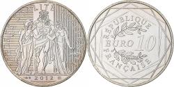 World Coins - France, 10 Euro, Hercule, 2012, MDP, Silver,