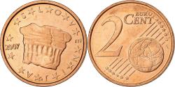 World Coins - Slovenia, 2 Centimes, 2007, Vantaa, Copper Plated Steel,