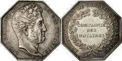 World Coins - France, Token, Louis XVIII, Compagnie des Notaires de Corbeil, Peuvrier