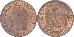 World Coins - Coin, France, Napoleon III, Centime, 1870, Paris, , Bronze