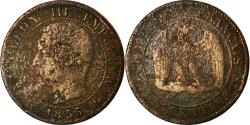 World Coins - Coin, France, Napoleon III, Napoléon III, Centime, 1855, Lille,