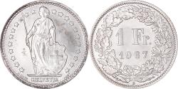 World Coins - Coin, Switzerland, Franc, 1967, Bern, , Silver, KM:24