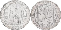 World Coins - Czechoslovakia, 100 Korun, 1948, Silver, , KM:26