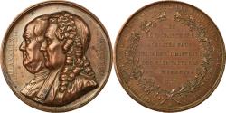 World Coins - France, Medal, Masonic, Société Franklin et Montyon, 1833, Barre,