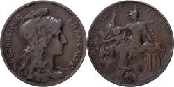 World Coins - France, 10 Centimes, Dupuis, 1906, Paris, Bronze, , Gadoury:277, KM:843