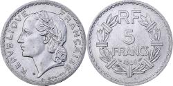 World Coins - France, 5 Francs, Lavrillier, 1946, Paris, Aluminum, , KM:888b.1
