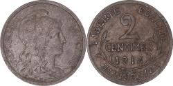 World Coins - Coin, France, 2 Centimes, 1914