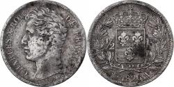 World Coins - France, 1/2 Franc, Charles X, 1826, Lille, Silver, , KM:723.13