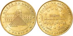 World Coins - France, Token, Touristic token, Paris - Musée du Louvre n°1, 2001, MDP