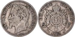 World Coins - Coin, France, Napoleon III, 2 Francs, 1869, Strasbourg, , Silver