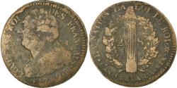 World Coins - Coin, France, 2 sols français, 2 Sols, 1792, Strasbourg, , Bronze