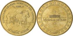 World Coins - France, Tourist token, Le cheval auxois, 2009, MDP, Nordic gold,