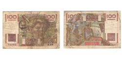 World Coins - France, 100 Francs, Jeune Paysan, 1952, X.496, VF(20-25), Fayette:28Bis/1
