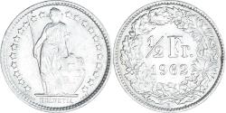 World Coins - Coin, Switzerland, 1/2 Franc, 1962, Bern, , Silver, KM:23