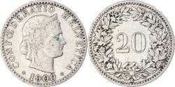 World Coins - Coin, Switzerland, 20 Rappen, 1900
