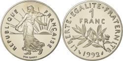 World Coins - Coin, France, Semeuse, Franc, 1992, Paris, BE, , Nickel, KM:925.2