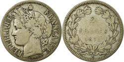 World Coins - Coin, France, Cérès, 2 Francs, 1871, Bordeaux, , Silver, KM:816.2