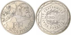 World Coins - France, 10 Euro, Midi-Pyrénées, 2012, MDP, Silver,