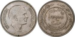 World Coins - Jordan, Hussein, 25 Fils, 1/4 Dirham, 1970/AH1390, Copper-nickel,