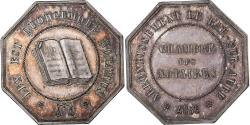 World Coins - France, Token, Chambre des Notaires de Bar-sur-Aube, Silver,