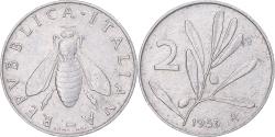 World Coins - Coin, Italy, 2 Lire, 1953, Rome, , Aluminium, KM:94