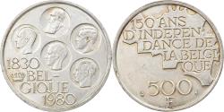 World Coins - Coin, Belgium, 500 Francs, 500 Frank, 1980, Brussels, , Silver Clad