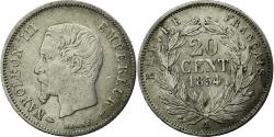 World Coins - Coin, France, Napoleon III, Napoléon III, 20 Centimes, 1854, Paris,
