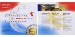 World Coins - Luxembourg, Euro-Set, 2010, LUXEMBOURG 2010 dont 2x2 euro commémo - série