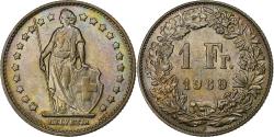 World Coins - Switzerland, Franc, 1969, Bern, Copper-nickel, , KM:24a.1